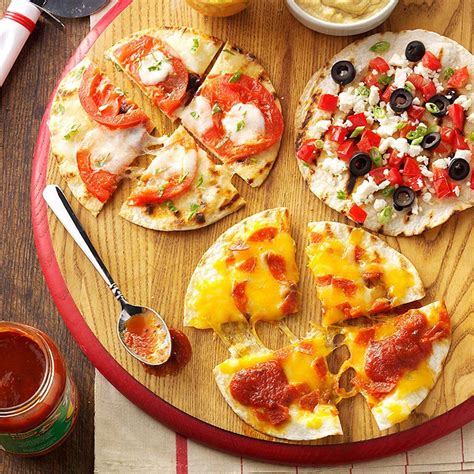 Appetizer Pizzas Recipe Taste Of Home
