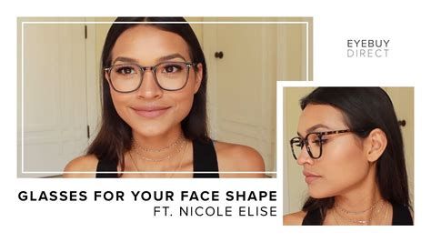 How To Find Glasses That Fit Your Face Shape Squareround Faces Eyebuydirect X Nicole Elise