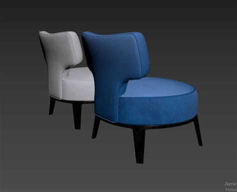 Drop Armchair 3d Model Cgtrader