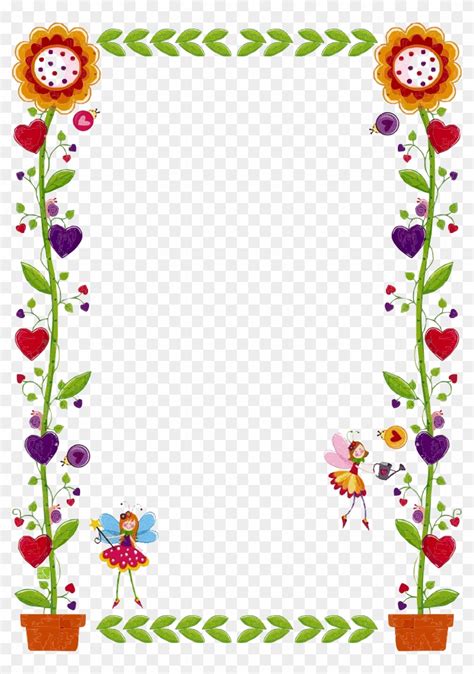 Flower Border Designs For A4 Size Paper Best Flower Site