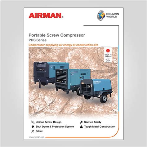 Airman Generators Rolman World High Power Portable Air Compressors