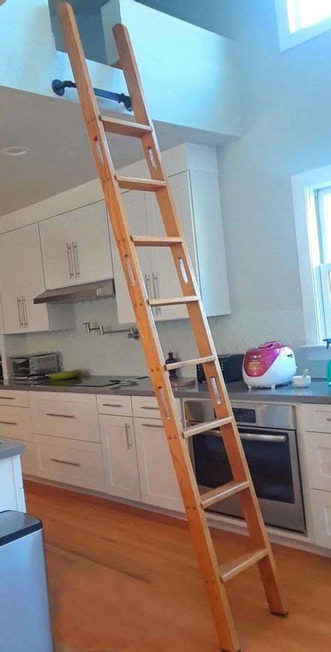 This Is A Removable Loft Ladder Or Library Ladder For The Interior Of A