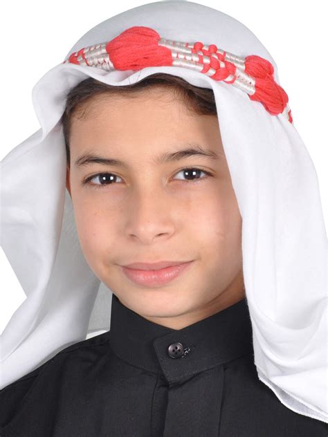 traditionelle arabische kinder kopfbedeckung royal scheich araber kopftuch kkb6 ebay