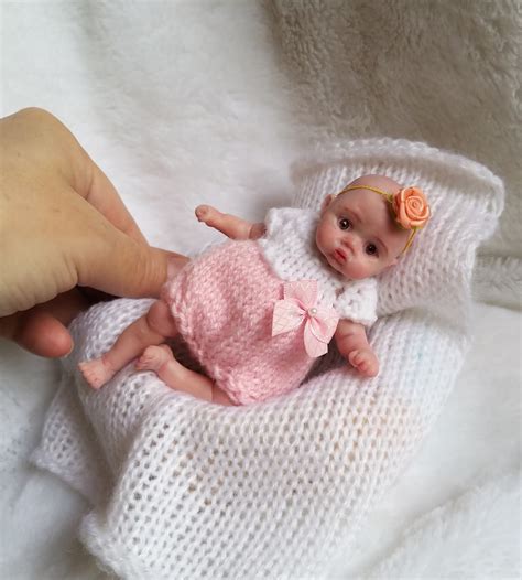 Mini Silicone Baby Doll Full Body Silicone Baby Nata 5 Inch Etsy