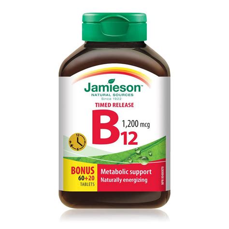 Jamieson Laboratories Jamieson Vitamin B12 1200 Mcg Timed Release