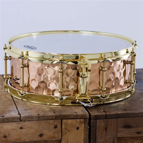 New 5x14 Hammered Bronze Snare Drum