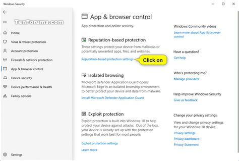 Change Windows Smartscreen Settings In Windows 10 Tutorials