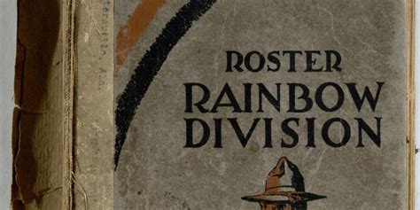 War Stories Rainbow Division Roster · Angelo State University