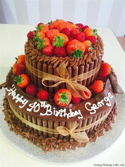 Birthday cakes are often layer cakes with frosting served with small lit candles on top representing the celebrant's age. Mens Birthday Cake | Yummy Mummys Cakes - Cakes for all ...