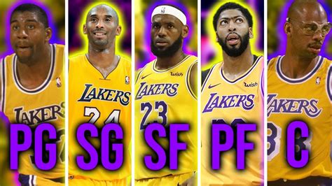 Lebron james, los angeles lakers. Ranking The Best ALL-TIME Starting 5's From Every NBA Team ...