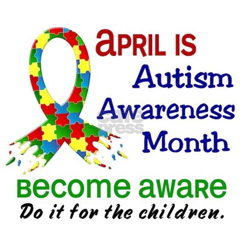 Autism Awareness Month Mini Poster Print By Awarenesstboutique