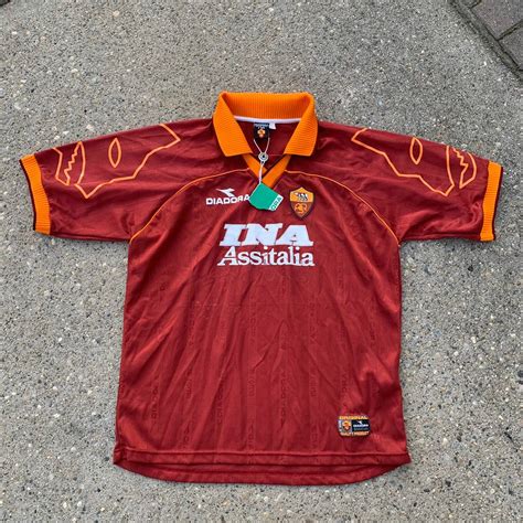 Vintage Vintage 19992000 As Roma Jersey Grailed