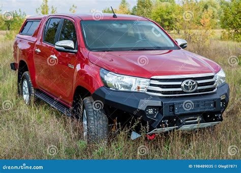 Red Toyota Hilux Editorial Image Image Of Driver Toyota 198489035