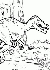 baryonyx dinosaur coloring pages  kids printable  coloing kidscom