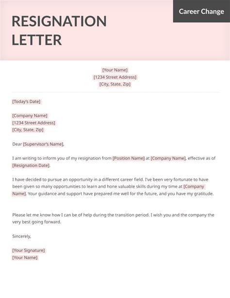 Resignation Letter 19 Examples Templates And How To Write