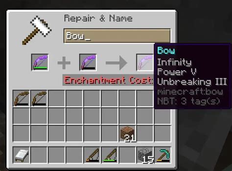 Enchants For Bow In Minecraft