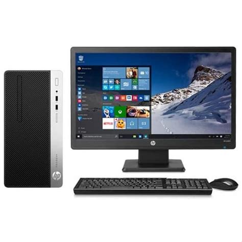 Hp Prodesk 400 G6 Mt Core I7 8gb 1tb Dos Computer With 18
