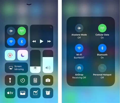 This will open control center. Taking Control of the Control Center - The New York Times