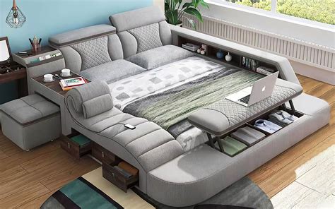Paxton Modern Multifunctional Smart Bed In Smart Bed Futuristic Furniture Furniture
