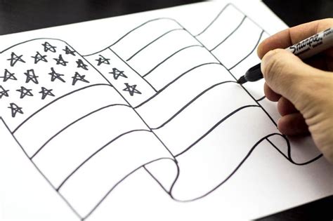 pin by jaimee klei on how to draw american flag art flag drawing