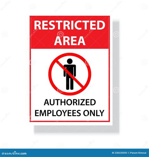 Restricted Access Sign With Symbol Nhe Vrogue Co