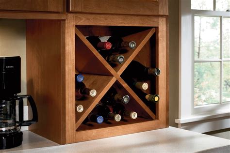 Kitchen Cabinet Wine Racks And Other Wine Storage Ideas Kraftmaid