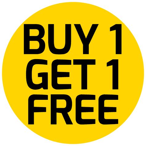 Buy 1 Get 1 Free Png Hd Png Mart