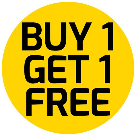 Buy 1 Get 1 Free PNG HD PNG, SVG Clip art for Web - Download Clip Art