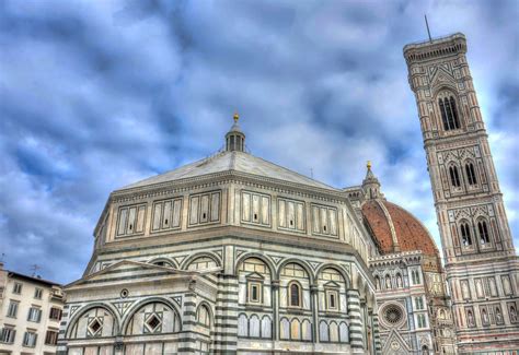Architecture Building Cathedral Clouds Duomo Europe Firenze
