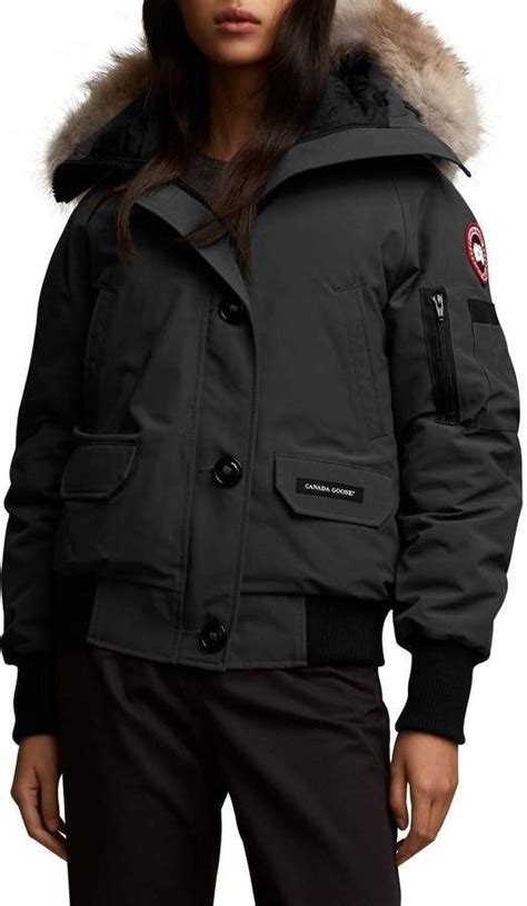 Canada Goose Chilliwack Fusion-Fit Bomber Jacket with Removable Fur in