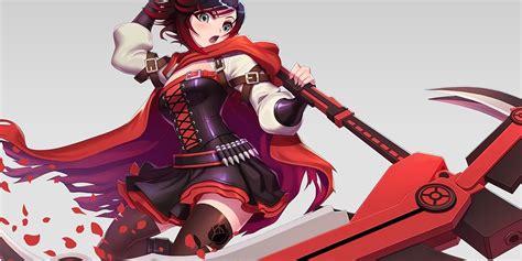 Ruby Rose Rwby Ruby Rose Drawn By Vildelohhocen Danbooru Take