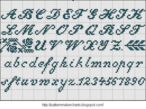 Padp script 002 buchstaben sticken ii schreibschrift bis. Free Easy Cross, Pattern Maker, PCStitch Charts + Free ...