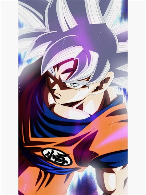 Goku Ultra Instinct Mastered Sticker By Jarmstrong93 Redbubble