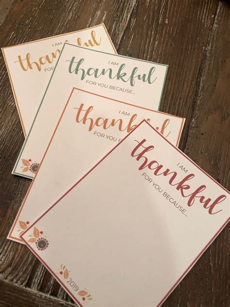 The I Am Thankful For You Tradition Free Printable Moms