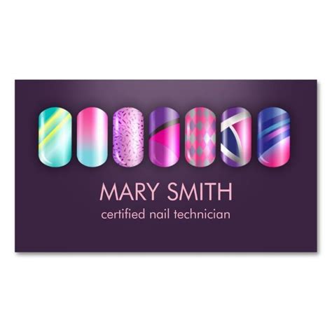 Find nail technician test help using our nail technician flashcards and practice questions. Cool Nail Tech & Manicurist Business Card Template ...