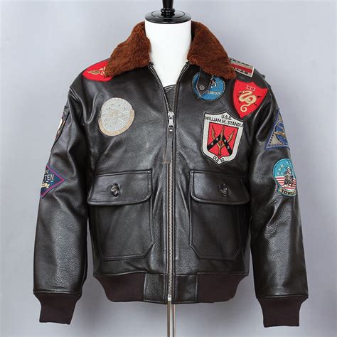 2019 Fashion Air Force Flight Jacket Genuine Leather