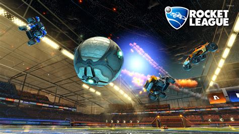 Three Cars Heading For The Ball In Rocket League Wallpaper Game