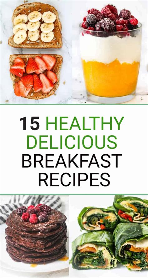 15 Easy And Healthy Breakfast Recipes Sims Home Kitchen