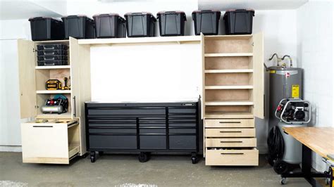 Diy Garage Storage Cabinets Plans Home Design Ideas