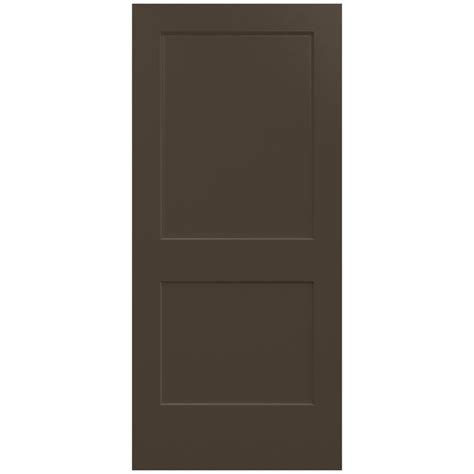 Jeld Wen 36 In X 80 In Monroe Dark Chocolate Painted Smooth Solid