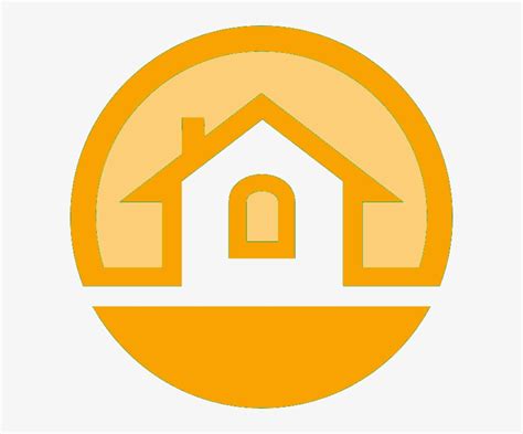 Orange Home Icons For Website Logo De Casa Png Transparent Png