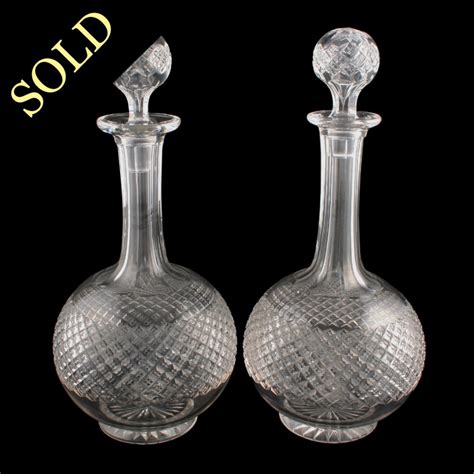 Antique Glass Decanters Victorian Glass Decanters
