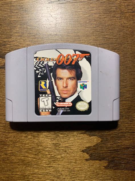 Goldeneye 007 Game Card Cartridge Console For Nintendo 64 N64 Authentic