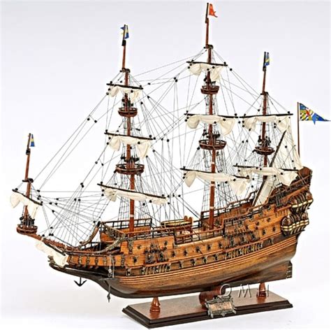 Thirty Years War Wasa Fully Assembled Wooden Ship Boat Model 38 Museum