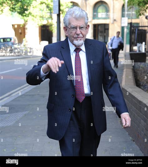 Rolf Harris Arrives At Southwark Crown Court In London As His Trial