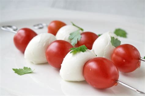Mozzarella Gemüsespieße