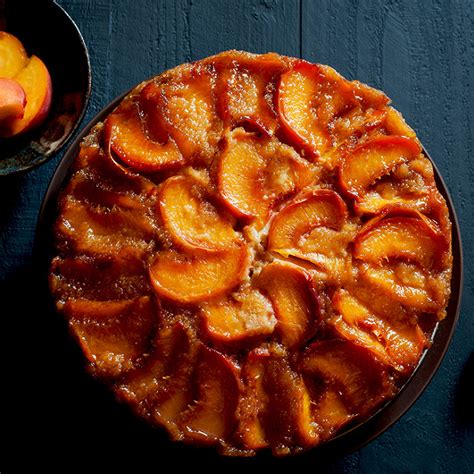 Recette Gâteau renversé aux pêches