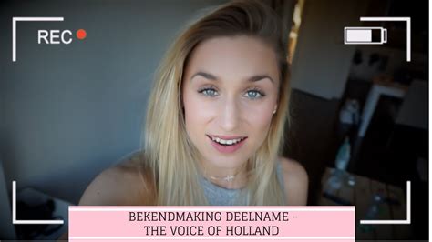 Bekendmaking The Voice Of Holland Stephanie Van Rooijen Vlog1