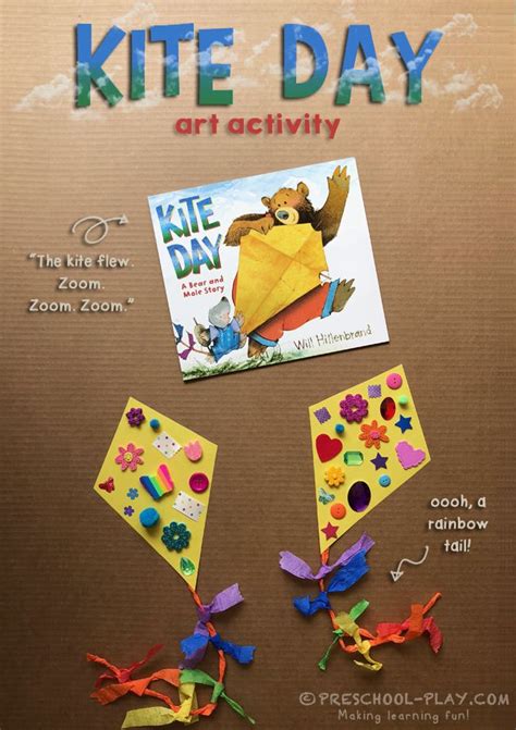 Kite Day Activity For Preschool And Kindergarten Preschool Play