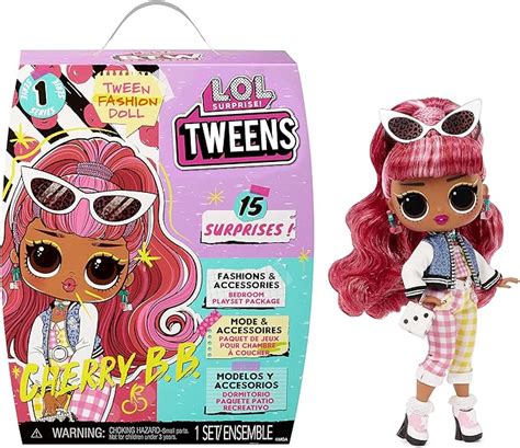Lol Surprise Tweens Fashion Doll Cherry Bb With 15 Surprises Including